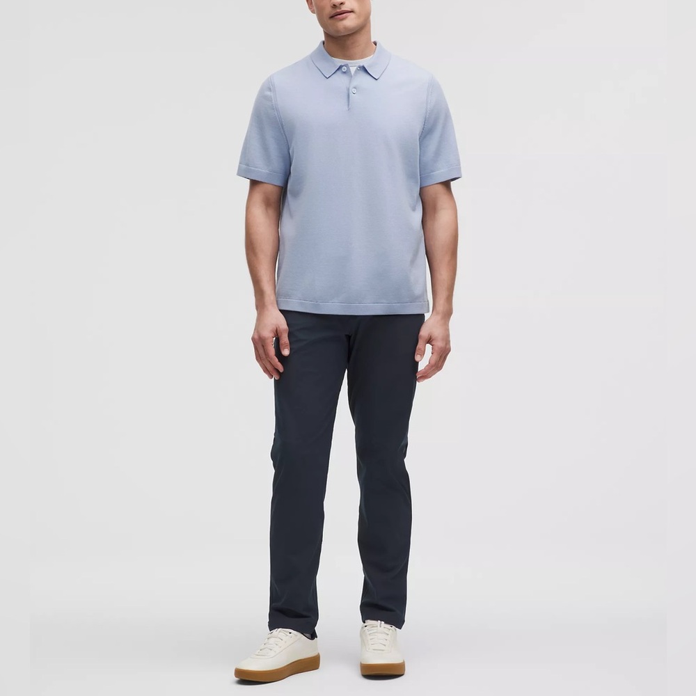 Lululemon Men’s Sz 31 ABC Classic-fit Navy Versatile 5-pocket Warpstreme Pants